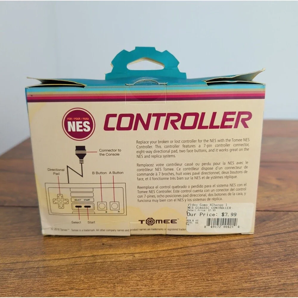 Nintendo Nes Classic Controller Brand New In Box Tomee